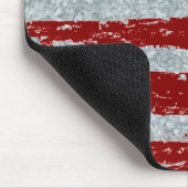 Gegoliseerde metalen blik en vlag muismat (Hoek)