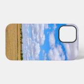 Gegoogste tarwevelden  iPhone hoesje (Achterkant horizontaal)