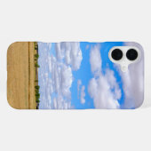 Gegoogste tarwevelden iPhone hoesje (Achterkant horizontaal)