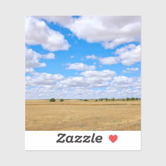 Gegoogste tarwevelden  sticker (Vel)