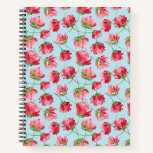 Gegooide karmozijnrode waterverf bloemen stippen