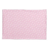 Gegooide Roze Sterren Kussenslopen (Achterkant-Links)