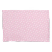 Gegooide Roze Sterren Kussenslopen (Voorkant-Links)