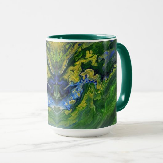 Gegoten Acryl Artwork Mirror Afbeelding Mok (Voorkant rechts)