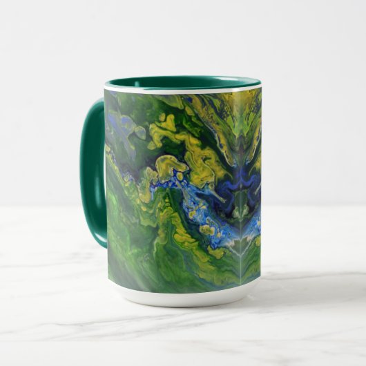 Gegoten Acryl Artwork Mirror Afbeelding Mok (Voorkant links)