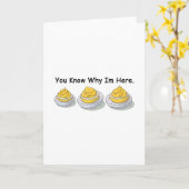 Gegoten Eieren Je Weet Waarom Ik Hier Ben Gegoten  Kaart (Gele Bloem)