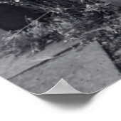 Gegoten ijzergewas in Galveston, Texas Poster (Hoek)