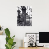 Gegoten ijzergewas in Galveston, Texas Poster (Thuiskantoor)