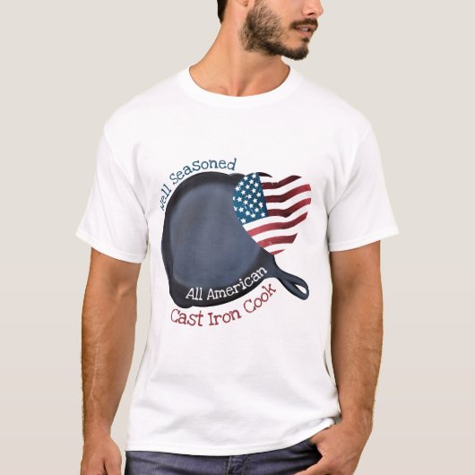 Gegoten ijzerkoek goed doordacht t-shirt (Voorkant)