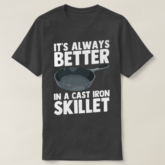 Gegoten ijzerkorst Koken FunnyT-Shirt T-shirt (Design voorkant)