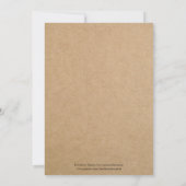 Gegoten ijzervoorraad op het keukenVrijgezellenfee Kaart (Achterkant)