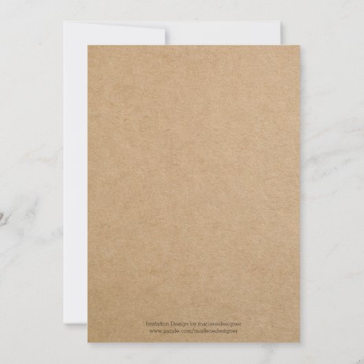 Gegoten ijzervoorraad op het keukenVrijgezellenfee Kaart (Achterkant)