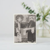 Gegoten leden, opera Beijing, ongeveer 1880 Briefkaart (Staand voorkant)