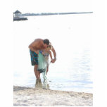 Gegoten net staand fotobeeldje<br><div class="desc">Gegoten net</div>