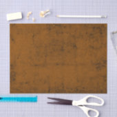  gegoten textuur Oranje Black Rustic Tissuepapier (Craft)