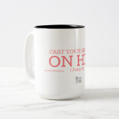 Gegoten uw angst 15 Oz Mok (Voorkant links)