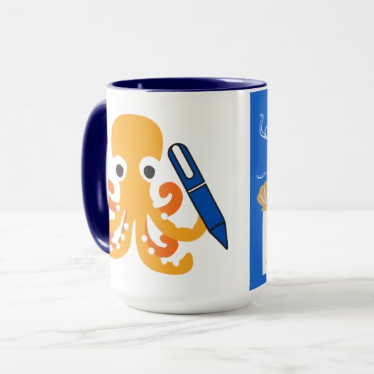 Gegoten Uw Netto Mok, kunst aan beide kanten Mok (Voorkant links)