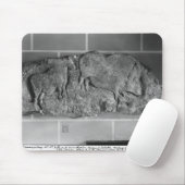 Gegoten van een friesje dieren van Le Roc de Sers Muismat (Met muis)