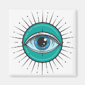 Gegoten van het aamblauw magneet (Voorkant)