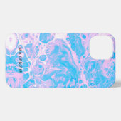  gegoten verf gepersonaliseerde iPhone cas Hoesje (Achterkant horizontaal)