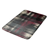 Gegrashte Grungy Alternatieve Grunge Plaid Patroon Badmat (Gekanteld)
