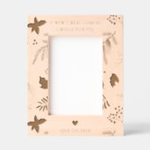 Gegraveerd 'Als moeders bloemen waren' Foto Lijst (Voorkant)