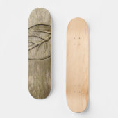 gegraveerd blad persoonlijk skateboard (Voorkant)