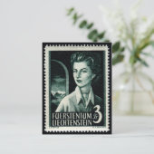 gegraveerd Briefkaart stempel (Staand voorkant)