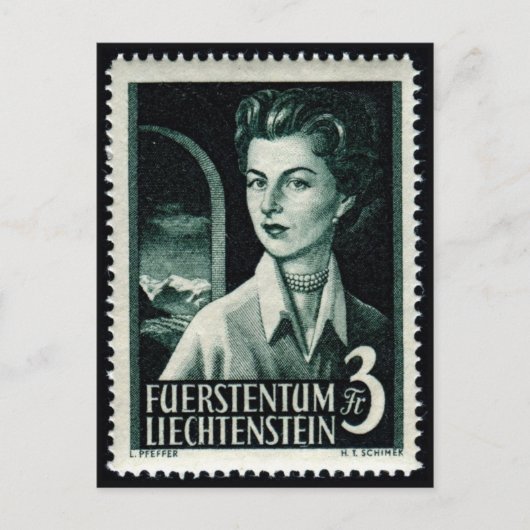 gegraveerd Briefkaart stempel (Voorkant)