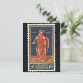 gegraveerd Briefkaart Stempel (Staand voorkant)