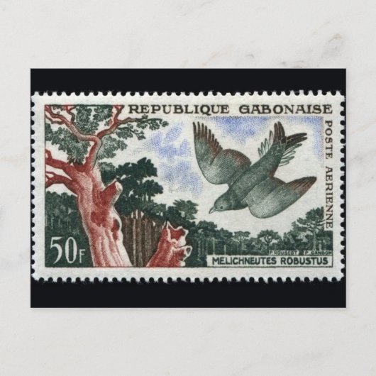 gegraveerd Briefkaart Stempel (Voorkant)