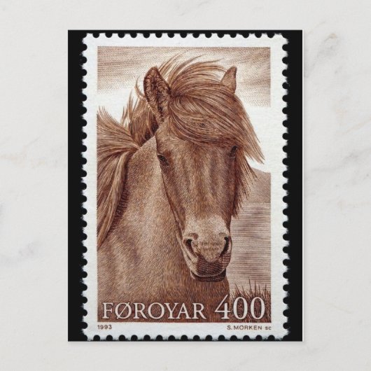 gegraveerd Briefkaart Stempel (Voorkant)