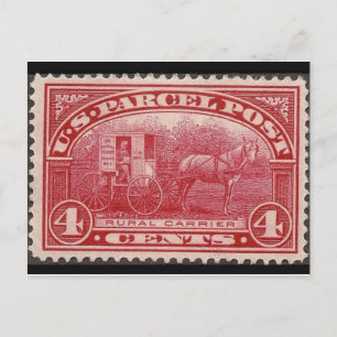 gegraveerd Briefkaart Stempel