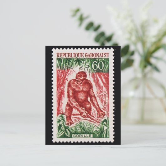 gegraveerd Briefkaart Stempel (Staand voorkant)