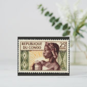 gegraveerd Briefkaart Stempel (Staand voorkant)