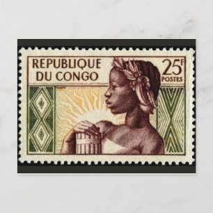 gegraveerd Briefkaart Stempel