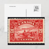  gegraveerd Briefkaart Stempel (Voorkant / Achterkant)