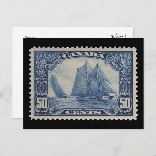  gegraveerd Briefkaart Stempel (Voorkant / Achterkant)