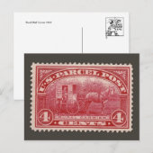  gegraveerd Briefkaart Stempel (Voorkant / Achterkant)