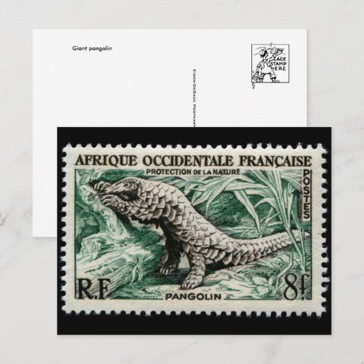  gegraveerd Briefkaart Stempel (Voorkant / Achterkant)