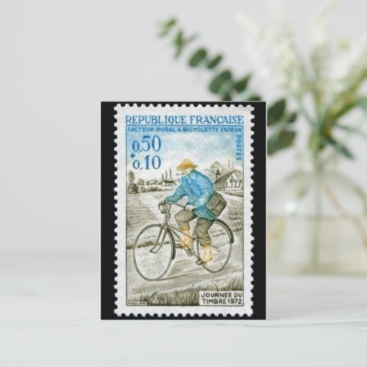 gegraveerd Briefkaart Stempel (Staand voorkant)