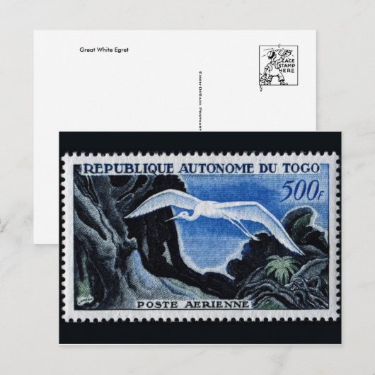 gegraveerd Briefkaart Stempel (Voorkant / Achterkant)