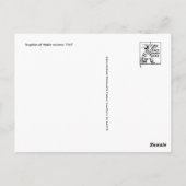 gegraveerd Briefkaart Stempel (Achterkant)