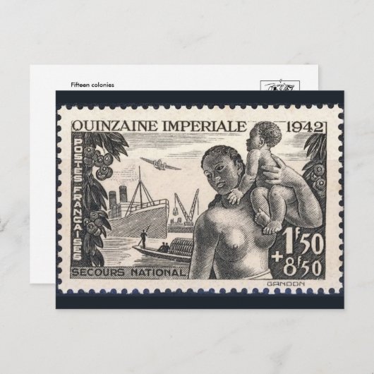 gegraveerd Briefkaart Stempel (Voorkant / Achterkant)