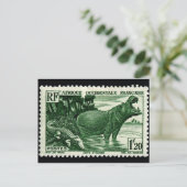 gegraveerd Briefkaart Stempel (Staand voorkant)