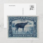  gegraveerd Briefkaart Stempel (Voorkant / Achterkant)