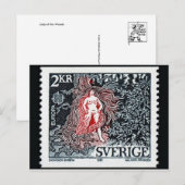 gegraveerd Briefkaart Stempel (Voorkant / Achterkant)