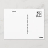 gegraveerd Briefkaart Stempel (Achterkant)