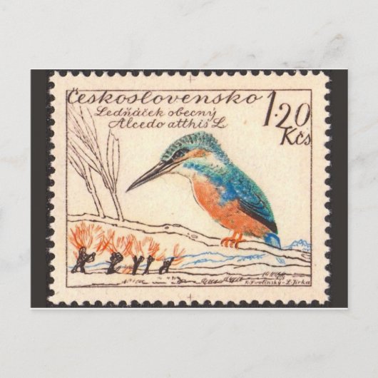 gegraveerd Briefkaart Stempel (Voorkant)