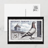  gegraveerd Briefkaart Stempel (Voorkant / Achterkant)